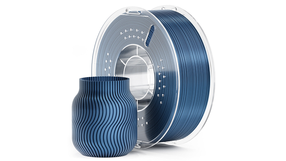 Filamento PLA Metálico Azul 1kg Elegoo | Filamentos 1