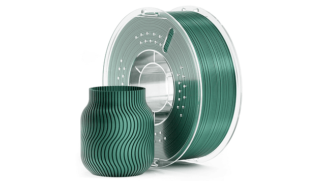 Filamento PLA Metálico Verde 1kg Elegoo | Filamentos 1