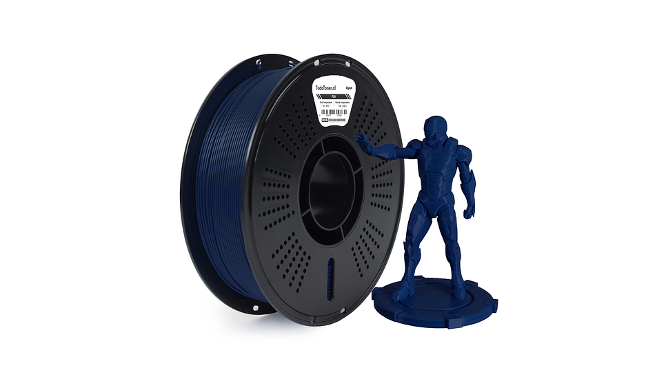 Filamento PLA AZUL PROFUNDO 1kg TODOTONER.CL | Filamentos 4