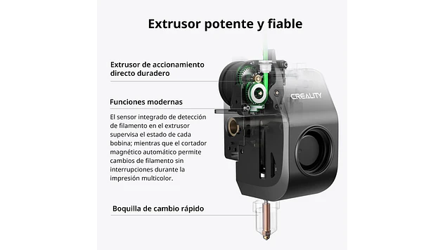 K2 SE F Incluye 2 Filamentos Creality | Tamaño Imp 220x215x245mm | Impresora 3D 7