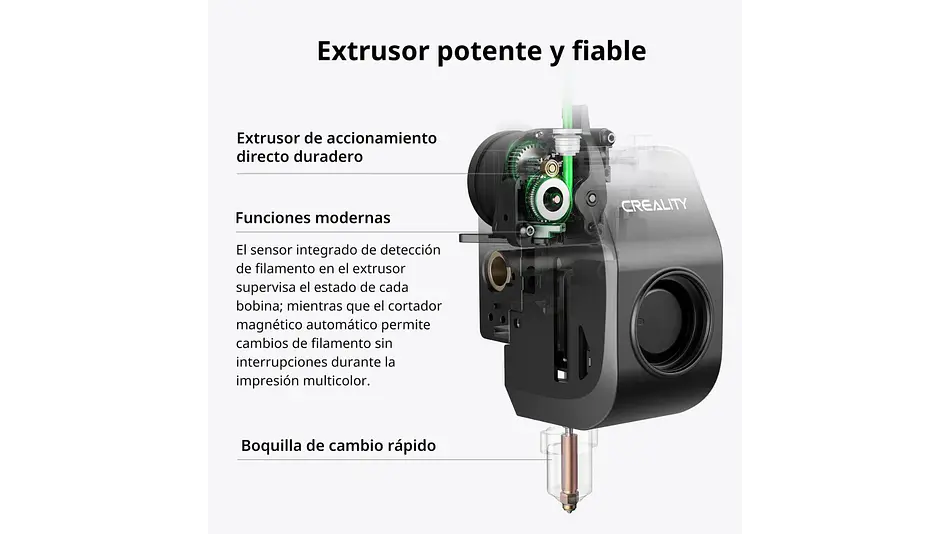 K2 SE F Incluye 2 Filamentos Creality | Tamaño Imp 220x215x245mm | Impresora 3D 7