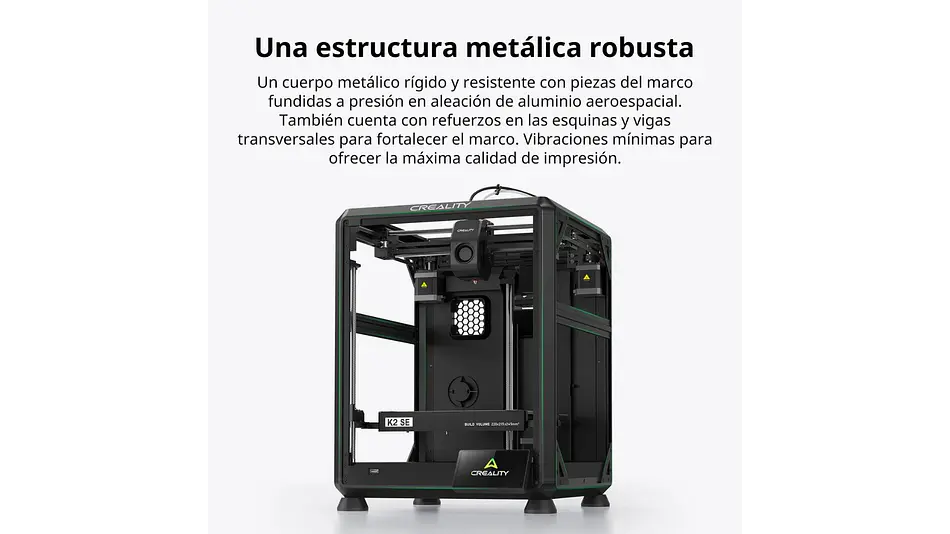 K2 SE F Incluye 2 Filamentos Creality | Tamaño Imp 220x215x245mm | Impresora 3D 10