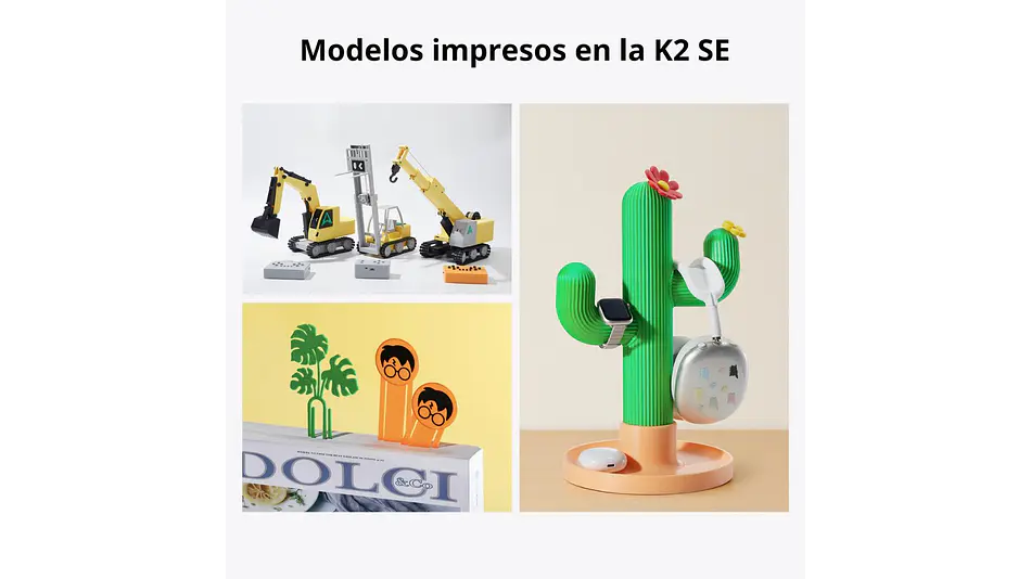 K2 SE F Incluye 2 Filamentos Creality | Tamaño Imp 220x215x245mm | Impresora 3D 12