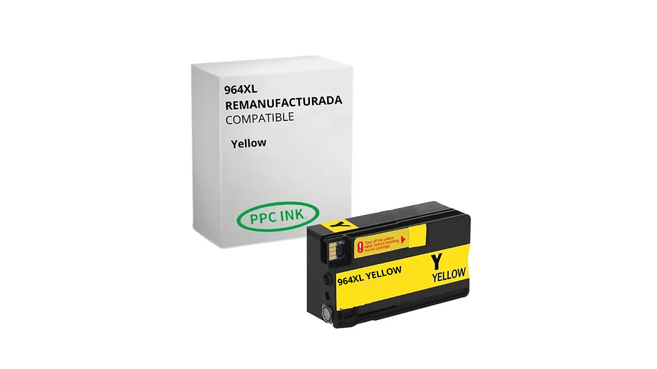 HP 964XL Amarilla Remanufacturada | Tinta | Alternativa | Marca PPC Ink 1