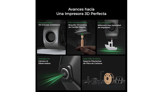 K1C Versión 2025  Creality | Tamaño Imp 220x220x250mm | Impresora 3D 4