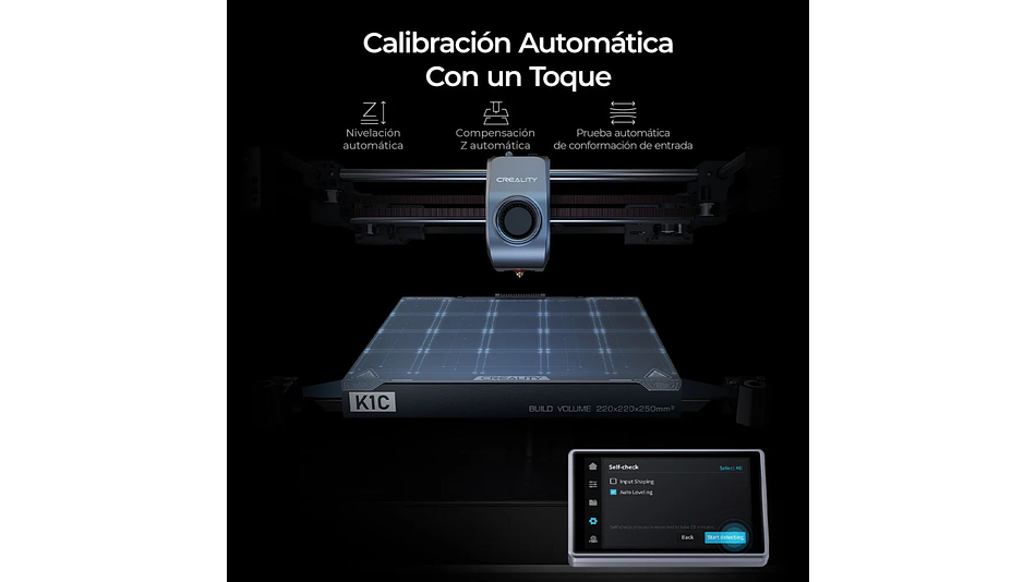 K1C Versión 2025  Creality | Tamaño Imp 220x220x250mm | Impresora 3D 6
