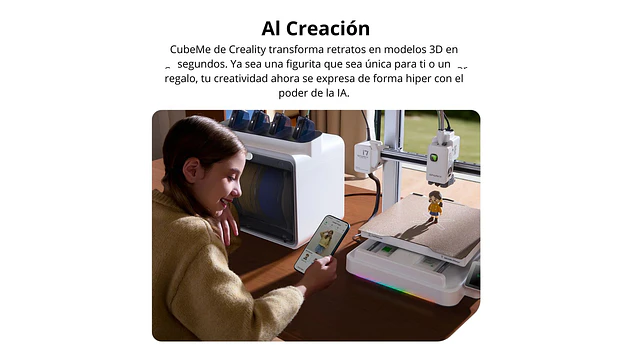 Sparkx I7 Combo Creality | Tamaño Imp 260x260x255mm | Impresora 3D 7