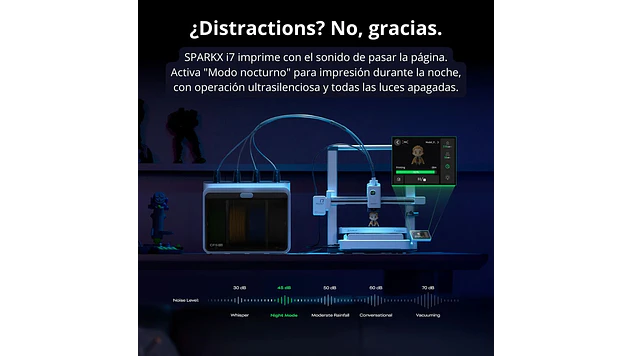 Sparkx I7 Combo Creality | Tamaño Imp 260x260x255mm | Impresora 3D 10