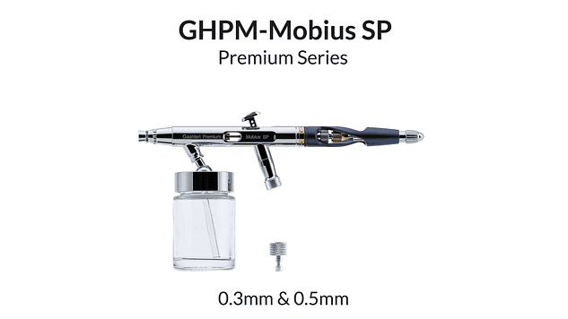 Premium Series GHPM-Mobius SP 0.3 & 0.5mm | Marca GaahIeri | Aerógrafo |  1