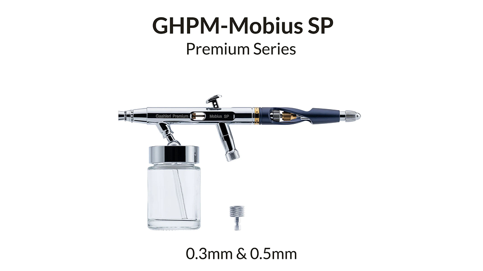 Premium Series GHPM-Mobius SP 0.3 & 0.5mm | Marca GaahIeri | Aerógrafo |  1