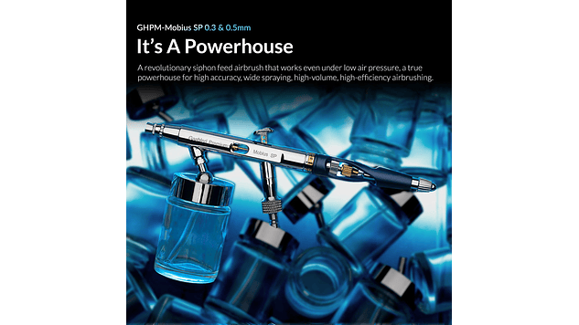 Premium Series GHPM-Mobius SP 0.3 & 0.5mm | Marca GaahIeri | Aerógrafo |  6