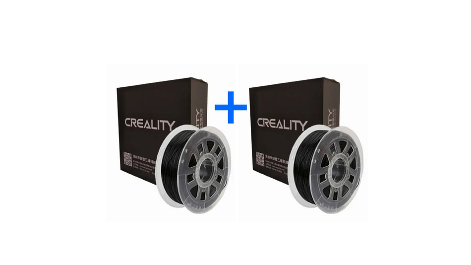Pack 2 x Filamentos ABS Negro 1kg Creality | Filamentos 1