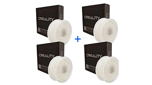 Pack 4 x Filamentos ABS Blanco 1kg Creality | Filamentos
