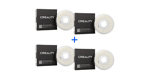 Pack 4 x Filamento PLA Blanco 1kg Creality | Filamentos