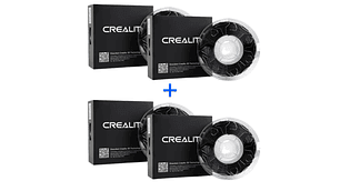 Pack 4 x Filamento PLA Negro 1kg Creality | Filamentos