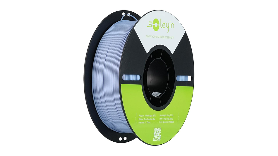 Filamento PETG Azul Montaña 1kg Creality Soleyin | Filamentos 1