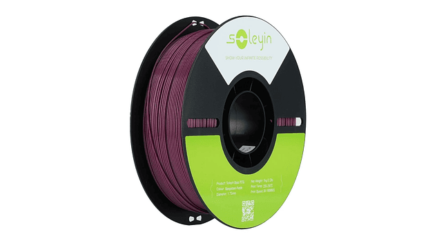 Filamento PETG Morado Oscuro 1kg Creality Soleyin | Filamentos 1
