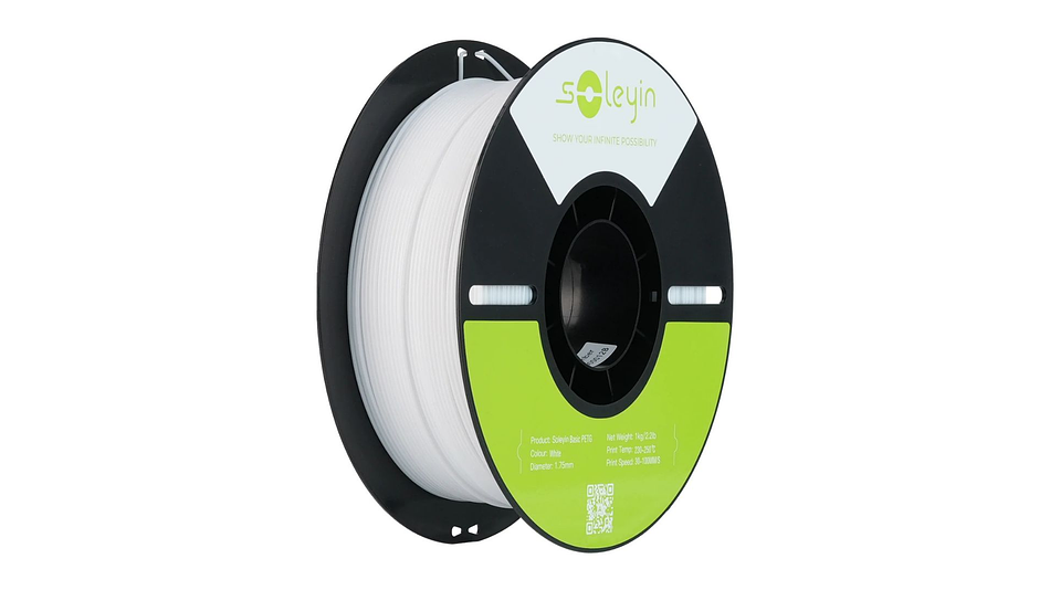 Filamento PETG Blanco 1kg Creality Soleyin | Filamentos 1