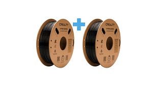 Pack 2 x Filamentos PETG Alta Velocidad Negro 1kg Creality | Filamentos