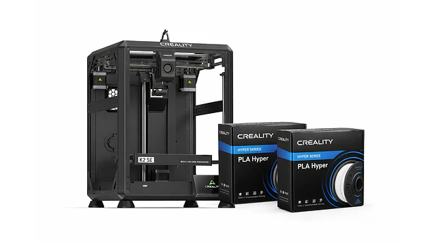 K2 SE F Incluye 2 Filamentos Creality | Tamaño Imp 220x215x245mm | Impresora 3D 1