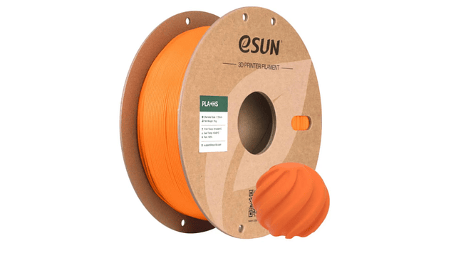 Filamento PLA+ HS Alta Velocidad Naranjo Coral 1kg Esun | Filamentos 1