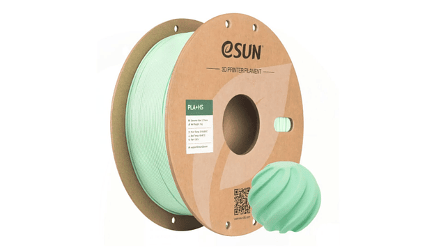 Filamento PLA+ HS Alta Velocidad Verde Menta 1kg Esun | Filamentos 1