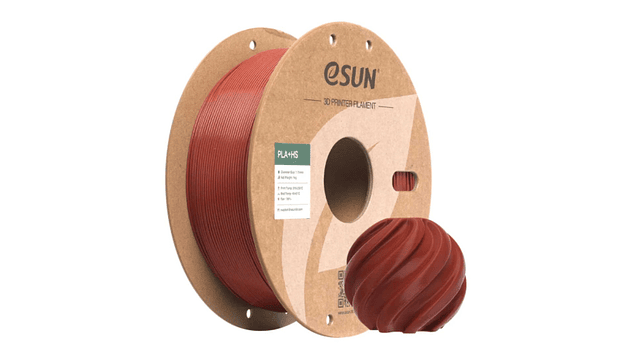 Filamento PLA+ HS Alta Velocidad Rojo Ladrillo 1kg Esun | Filamentos 1