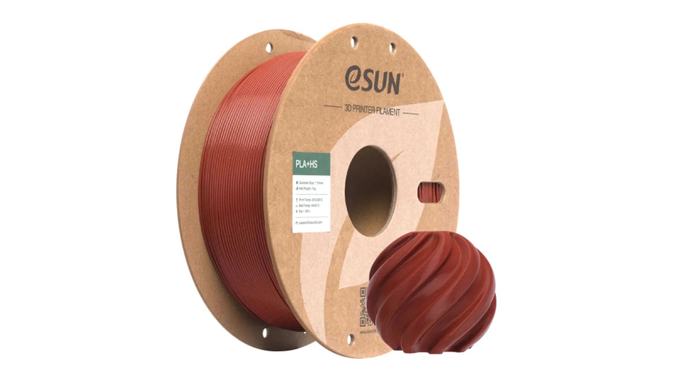 Filamento PLA+ HS Alta Velocidad Rojo Ladrillo 1kg Esun | Filamentos 1