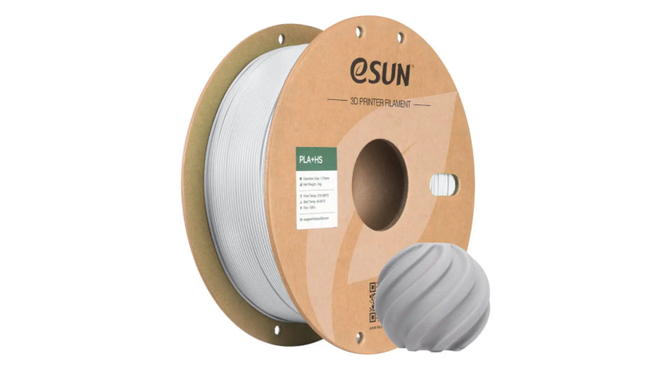 Filamento PLA+ HS Alta Velocidad Gris Conreto 1kg Esun | Filamentos 1