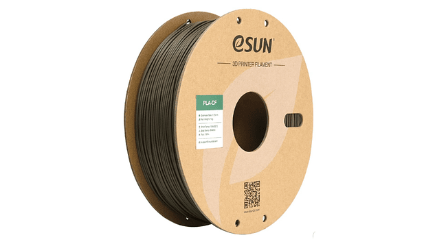 Filamento PLA Fibra Carbono Café 1kg Esun | Filamentos 1