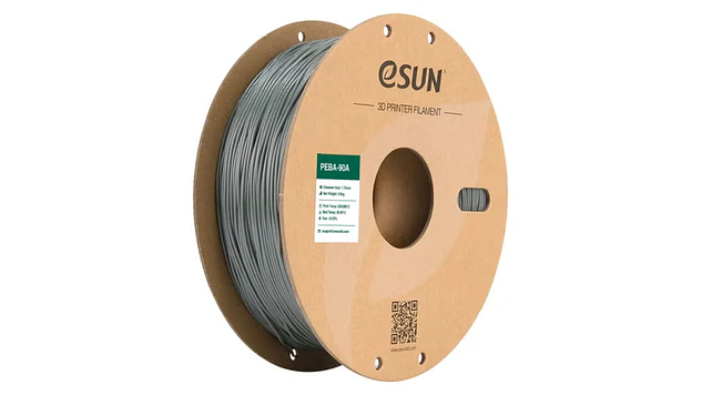 Filamento PEBA-90A Flexible Gris 800g Esun | Filamentos 1