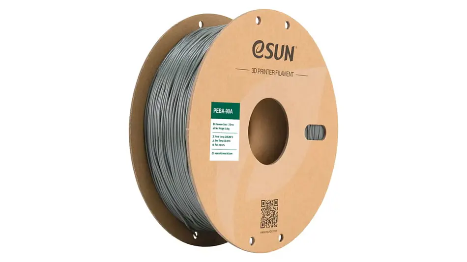 Filamento PEBA-90A Flexible Gris 800g Esun | Filamentos 1