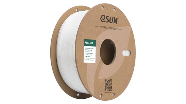 Filamento PEBA-90A Flexible Blanco 800g Esun | Filamentos 1