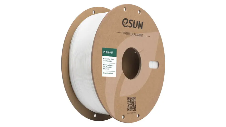 Filamento PEBA-90A Flexible Blanco 800g Esun | Filamentos 1