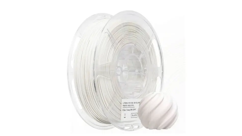 Filamento PET-FR Fuego Retardante Blanco 1kg Esun | Filamentos 1