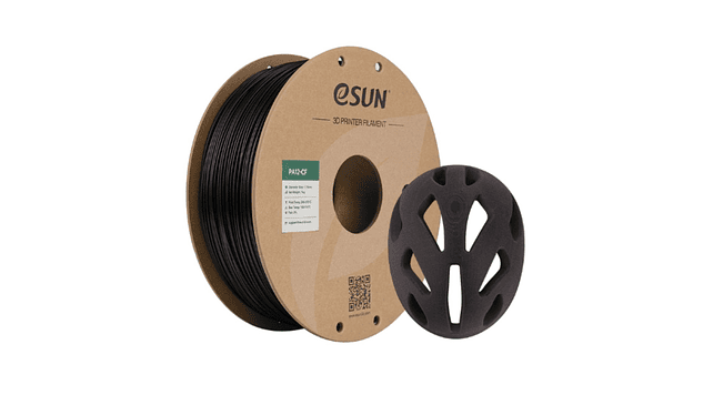 Filamento PA12-CF Negro Fibra de Carbón + Nylon 1kg Esun | Filamentos 1