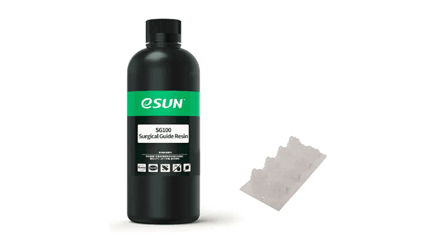 Resina Para Guía Quirúrgica Transparente para Impresoras 3D 1kg Esun | Resinas 1