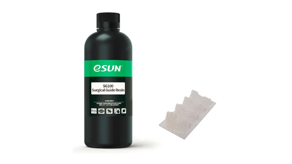 Resina Para Guía Quirúrgica Transparente para Impresoras 3D 1kg Esun | Resinas 1