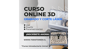 Curso 3D Online Para Equipos de Grabado y Corte Láser | Curso 3D