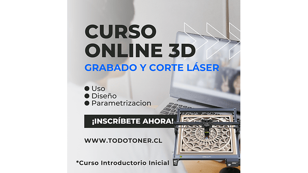 Curso 3D Online Para Equipos de Grabado y Corte Láser | Curso 3D 1