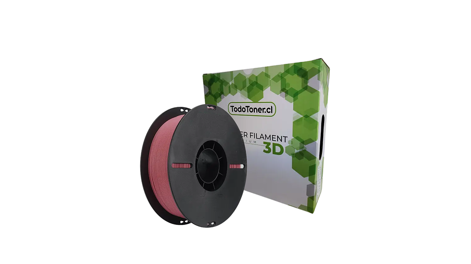 Filamento PLA Rojo Vino 1kg TODOTONER.CL | Filamentos 1