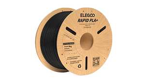Filamento PLA+ RAPID Alta Velocidad Negro 3kg Elegoo | Filamentos