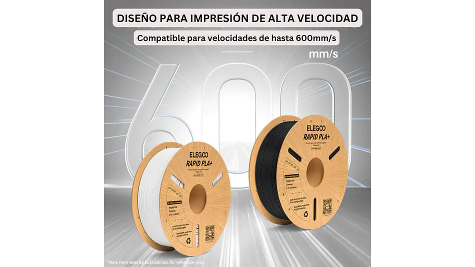Filamento PLA+ RAPID Alta Velocidad Azul 3kg Elegoo | Filamentos 5