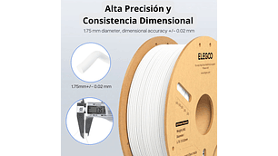Filamento PLA+ Blanco 3kg Elegoo | Filamentos