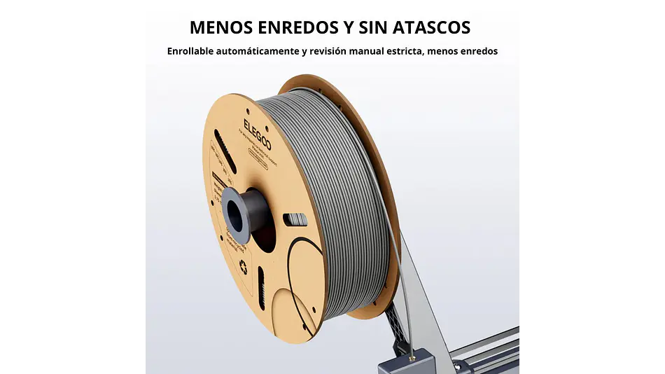 Filamento PLA+ Blanco 3kg Elegoo | Filamentos 4
