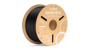 Filamento PETG Alta Velocidad Negro 1kg Elegoo | Filamentos