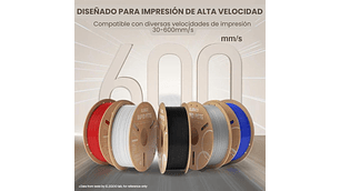 Filamento PETG Alta Velocidad Negro 1kg Elegoo | Filamentos