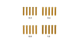 Kit x 20 Boquillas Varios Tamaños Orange Storm Elegoo | Repuestos 3D