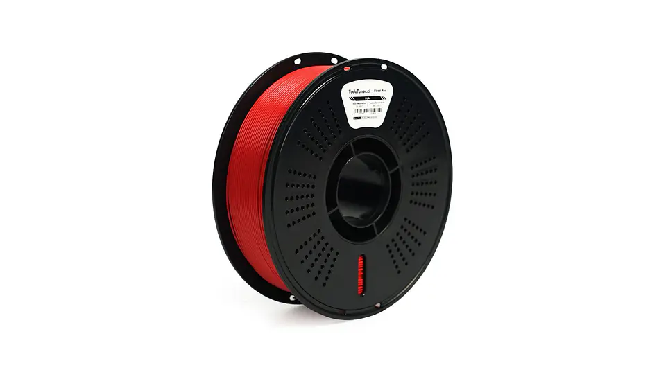 Filamento PLA+ Rojo Fuego 1kg TODOTONER.CL | Filamentos 3