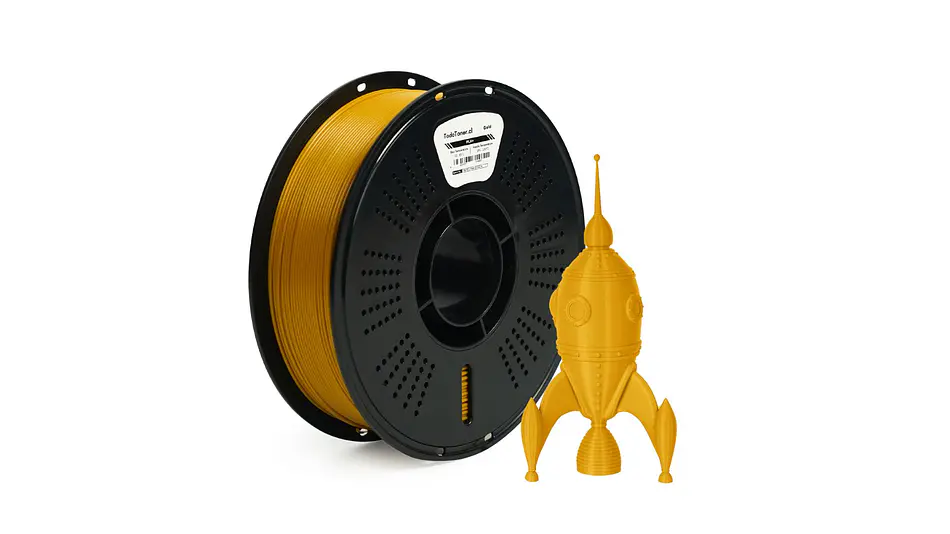 Filamento PLA+ Dorado 1kg TODOTONER.CL | Filamentos 2